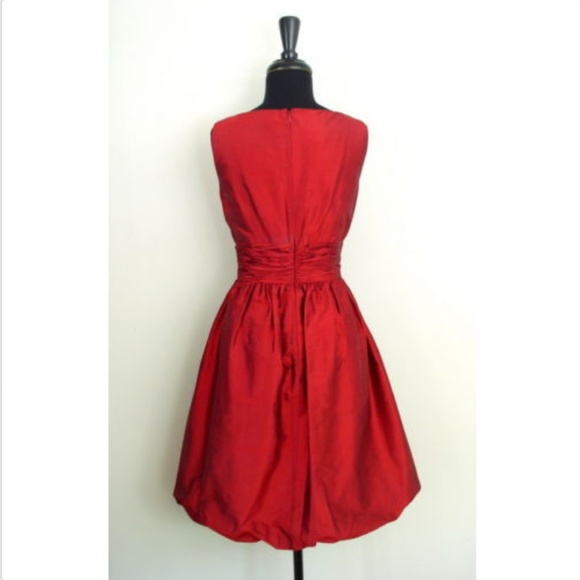 Suzi Chin For Maggy Boutique Silk Bubble Dress 6 - Picture 7 of 8